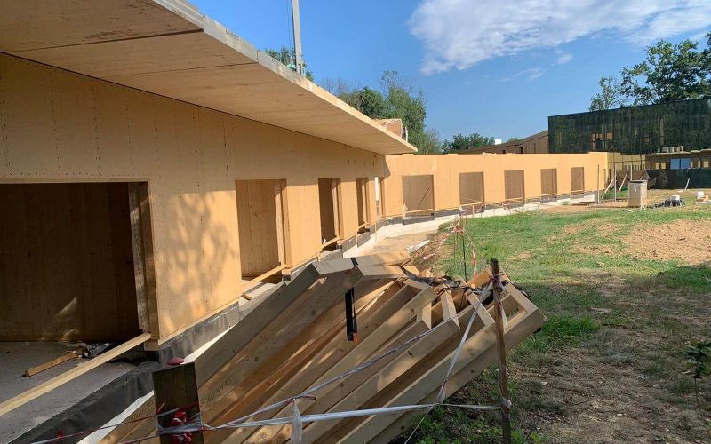 Hotelbau aus Holz in trier